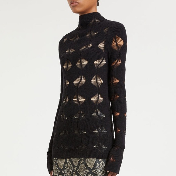 Sportmax Max Mara Mock Neck Sweater Top Size: Medium US4/6 Spring/Summer/Fall - Picture 3 of 12